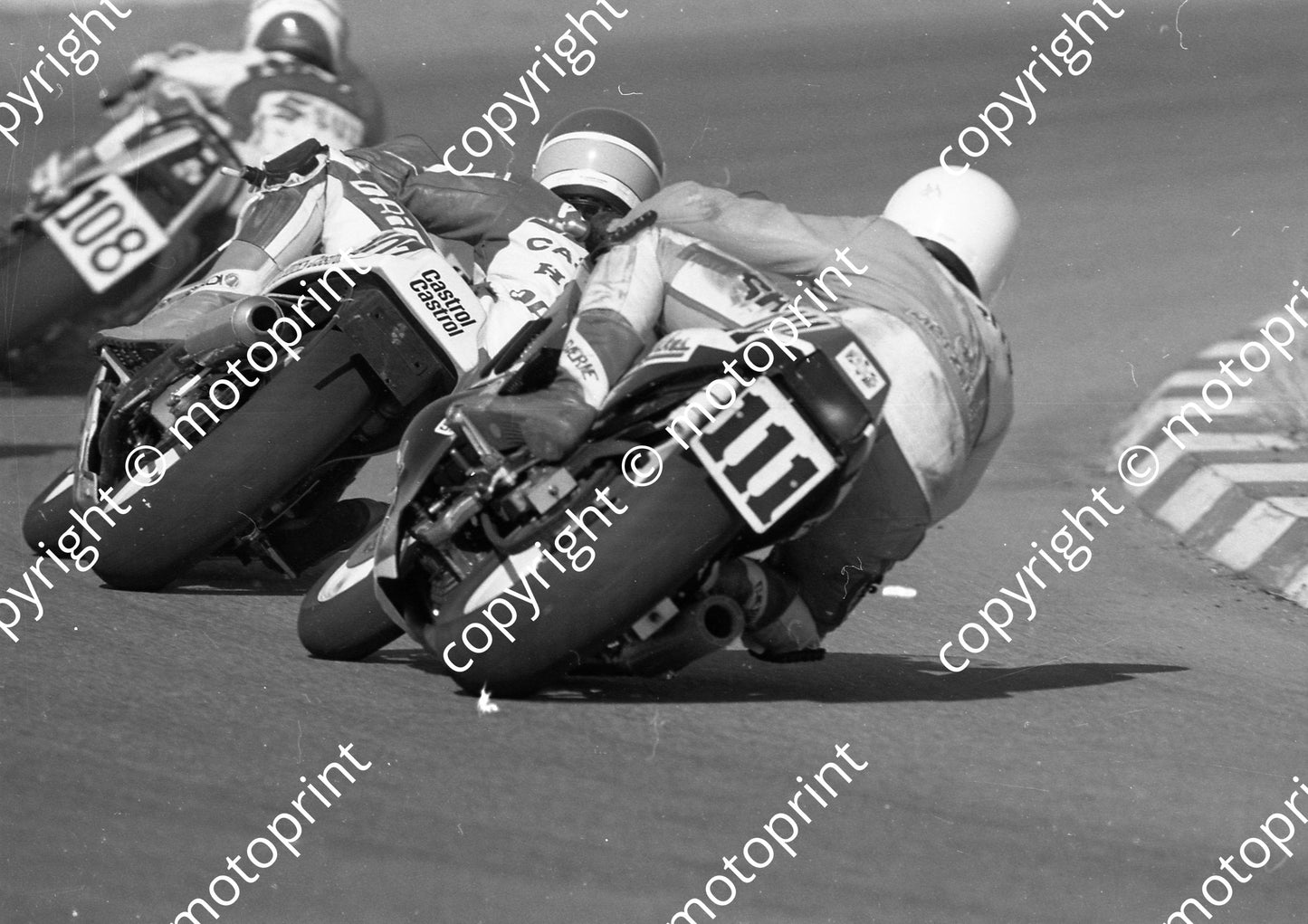 1989 Welkom MC 111 Danie Maritz DMS 107 Dave Petersen HOnda RS 108 Buks Boshoff Suzuki GSX (Colin Watling Photographic)