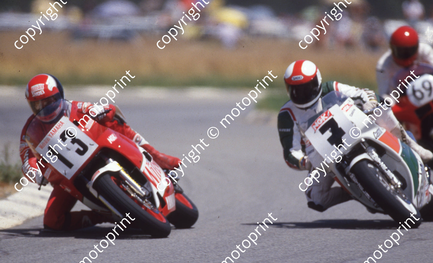 1989 Welkom MC 13 Russell Wood Yamaha 7 Dave Petersen Honda RC30 (Colin Watling Photographic) (6)