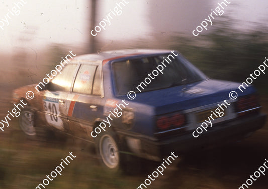 1989 Wesbank rally 10 Jannie Habig, Douglas Judd Skyline BLUR ACTION (Colin Watling Photographic) (26)