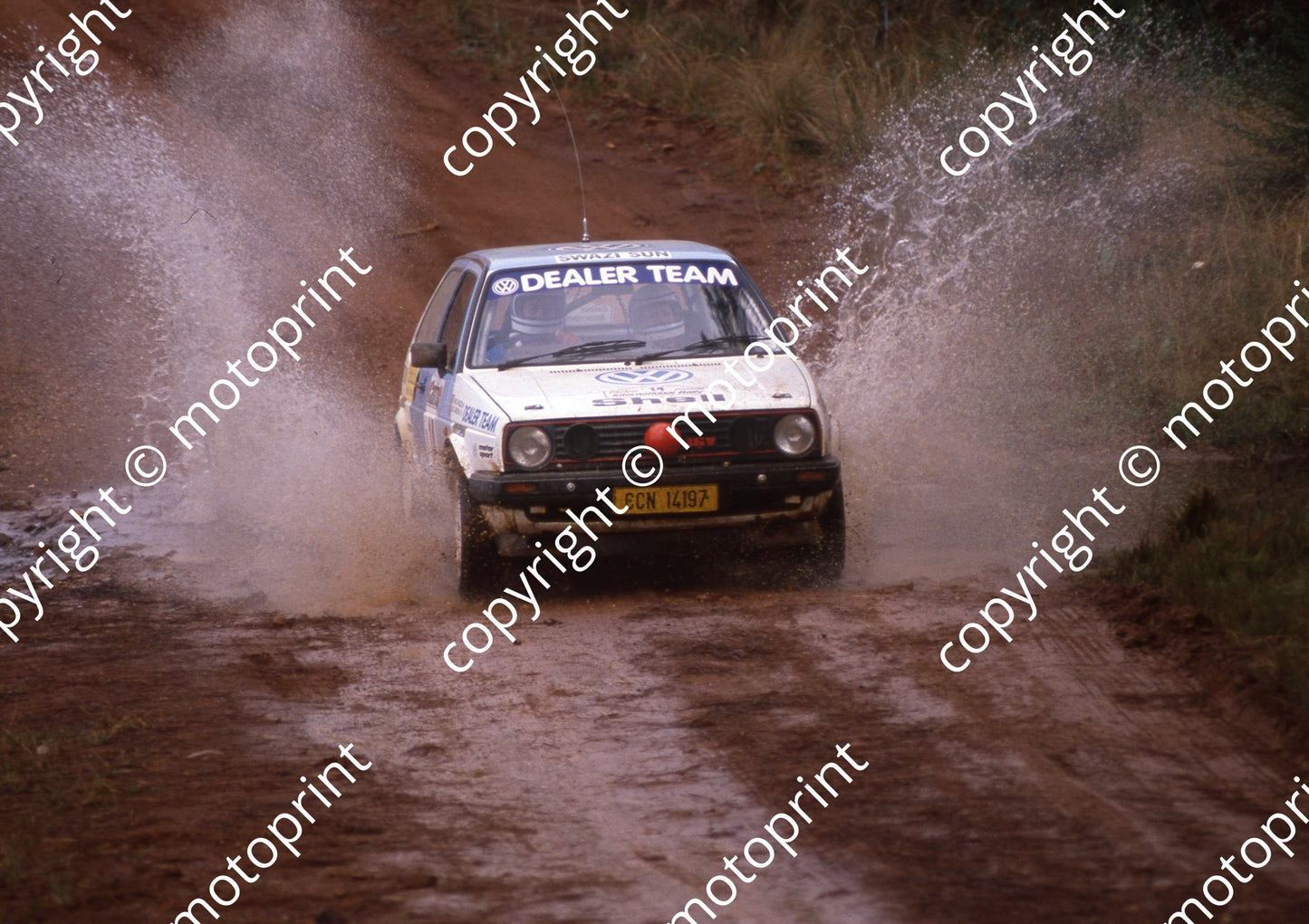 1990 Castrol Intnl 14 Paolo Piazza-Musso, Gill Tarlton VW Golf (R Swan) (10)