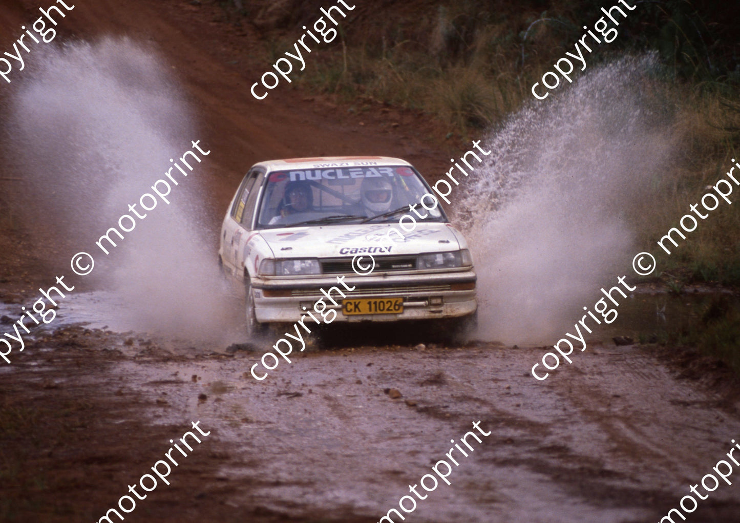 1990 Castrol Intnl 15 Koos Roos, Dave McGregor Nissan(courtesy Roger Swan) (2)