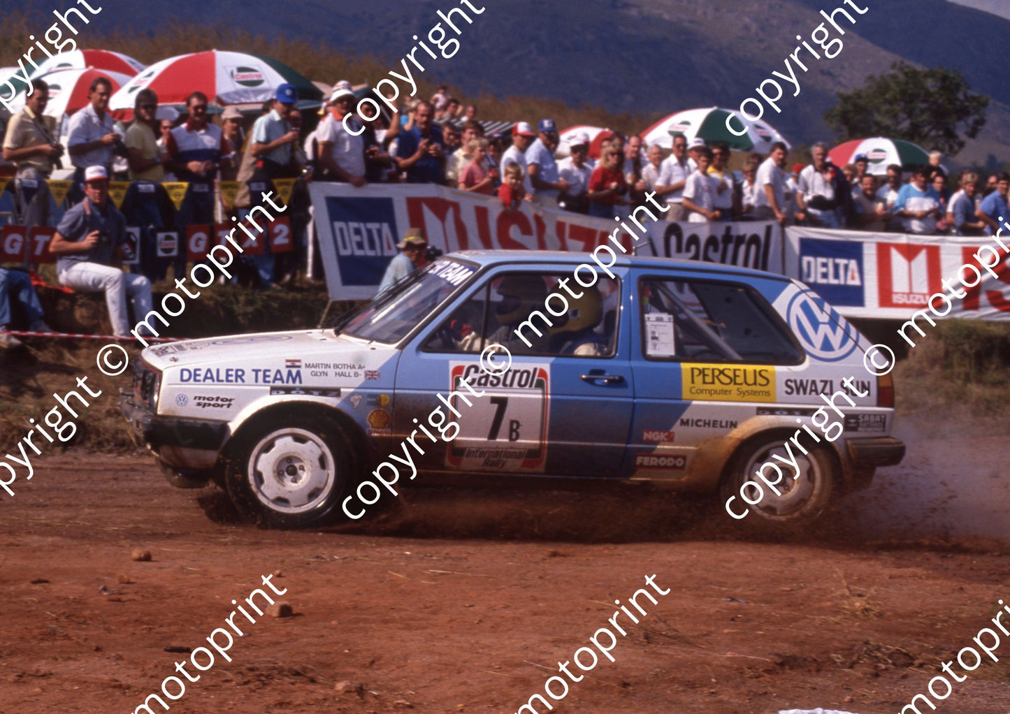1990 Castrol Intnl 7 Glyn Hall Martin Botha VW Golf (R Swan) (10)