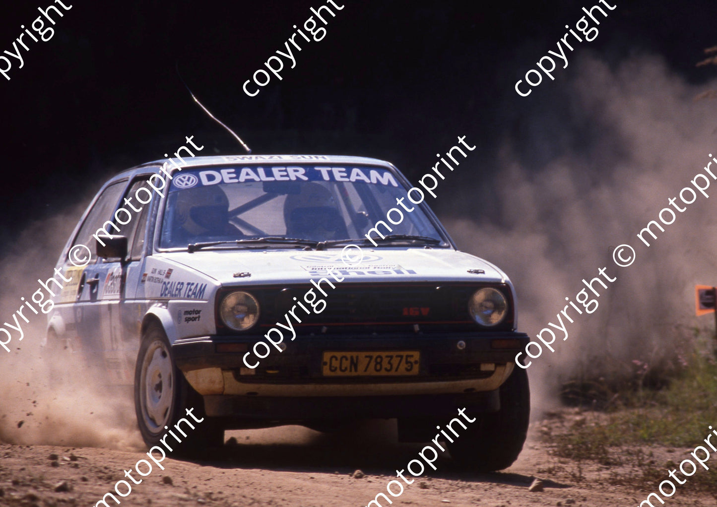 1990 Castrol Intnl 7 Glyn Hall Martin Botha VW Golf (R Swan) (12)
