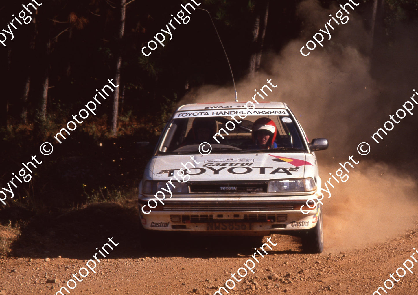1990 Castrol Intnl Rally 13 Ben, Isebel vd Westhuizen Toyota (Colin Watling Photographic) (10)