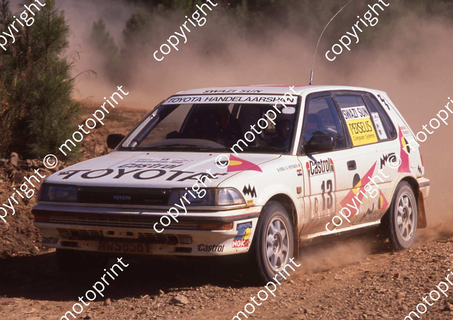 1990 Castrol Intnl Rally 13 Ben, Isobel vd WEsthuizen Conquest 4th (Colin Watling Photographic)266 (18)