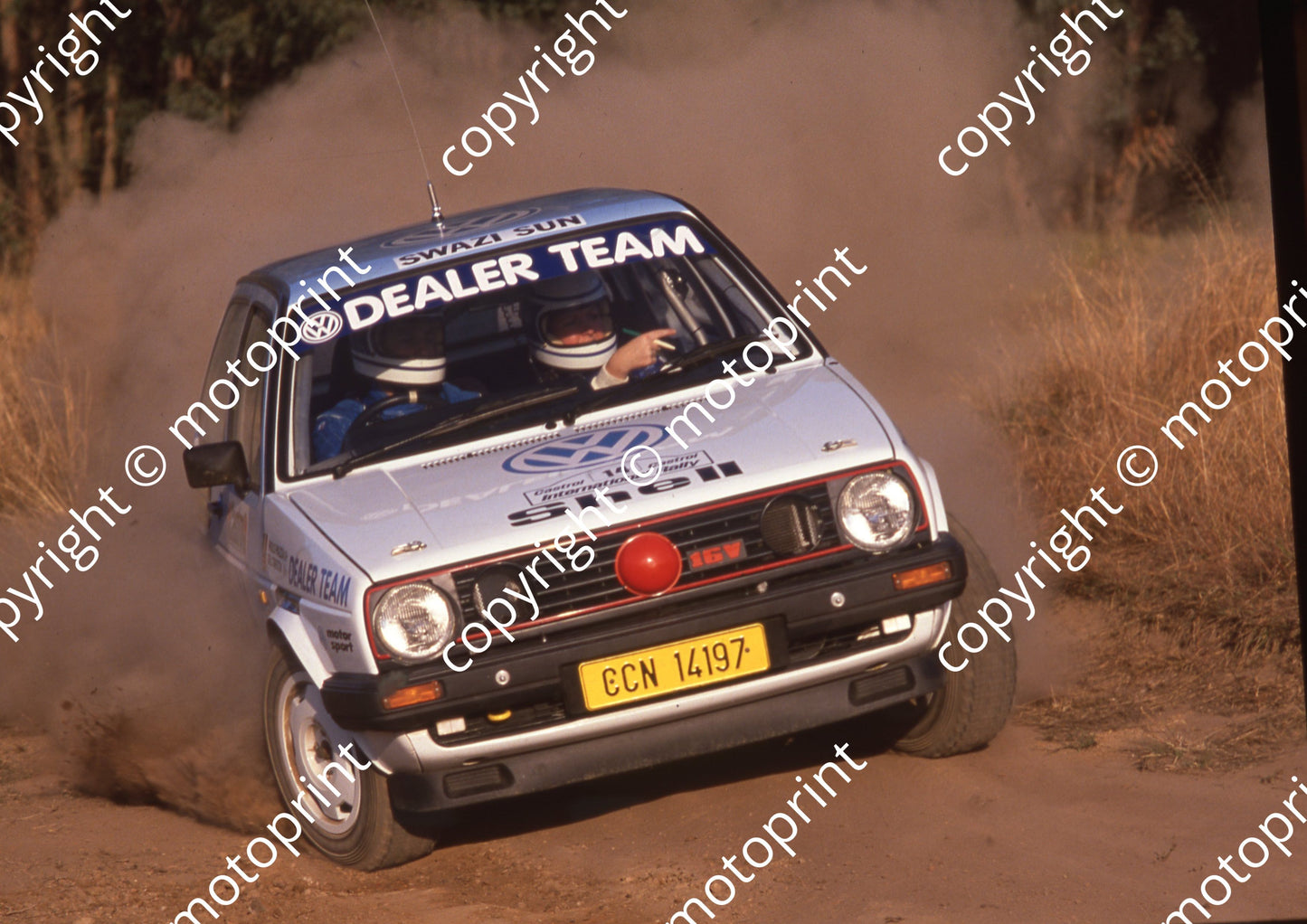 1990 Castrol Intnl Rally 14 Paolo Piazza-Musso Golf (Colin Watling Photographic) (8)