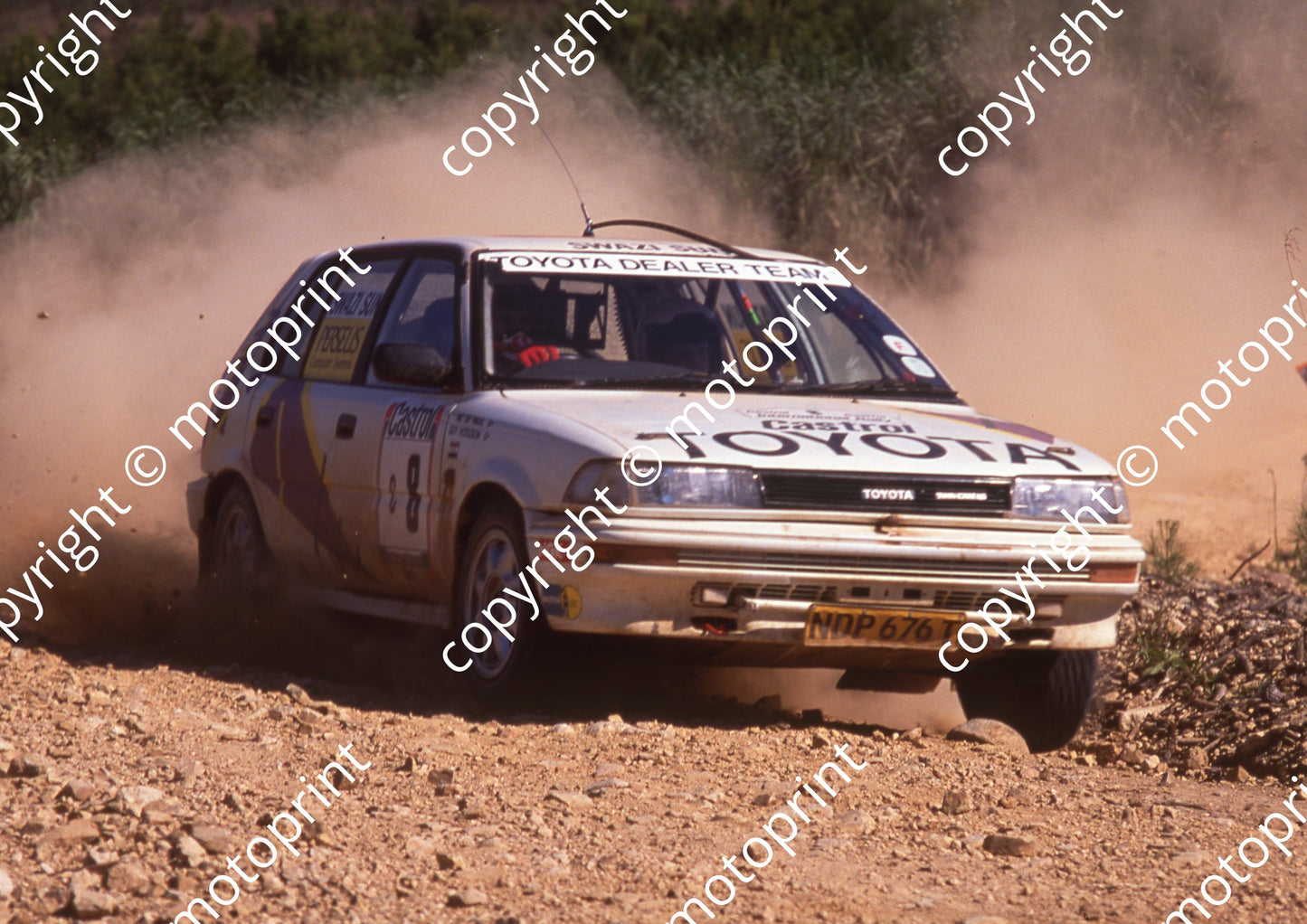 1990 Castrol Intnl Rally 8 Nic de Waal, Guy Hodgson Conquest DNF (Colin Watling Photographic)266 (17)