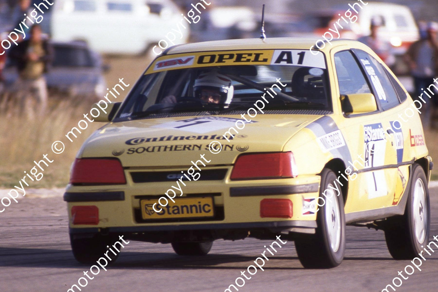 1990 Goldfields April Stannic A1 Michael Briggs Opel 16V NOTE DAMAGE (courtesy Roger Swan) (66)