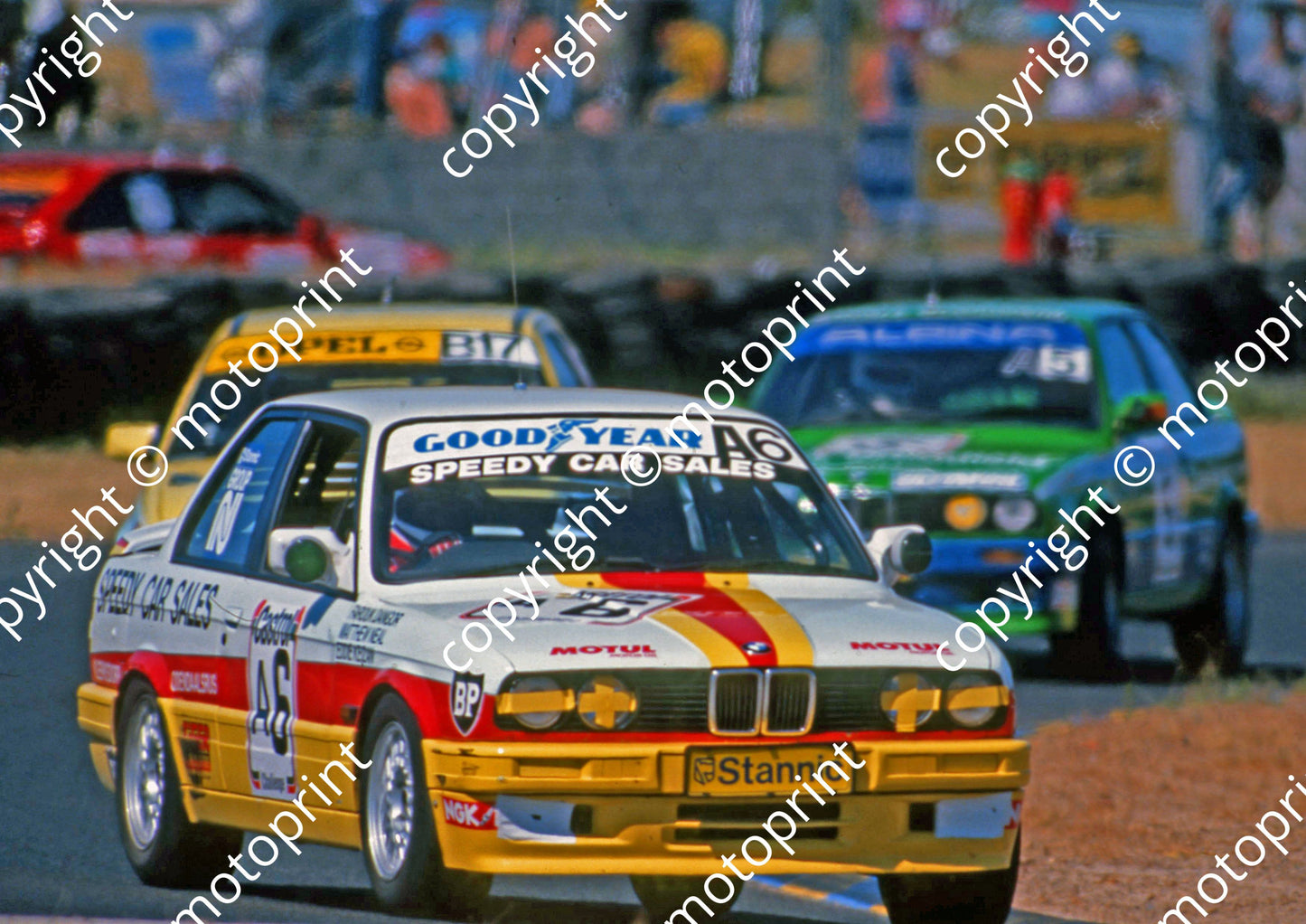 1990 Killarney 7 hr Farouk Dangor BMW 325i, Keizan, Neal (1)