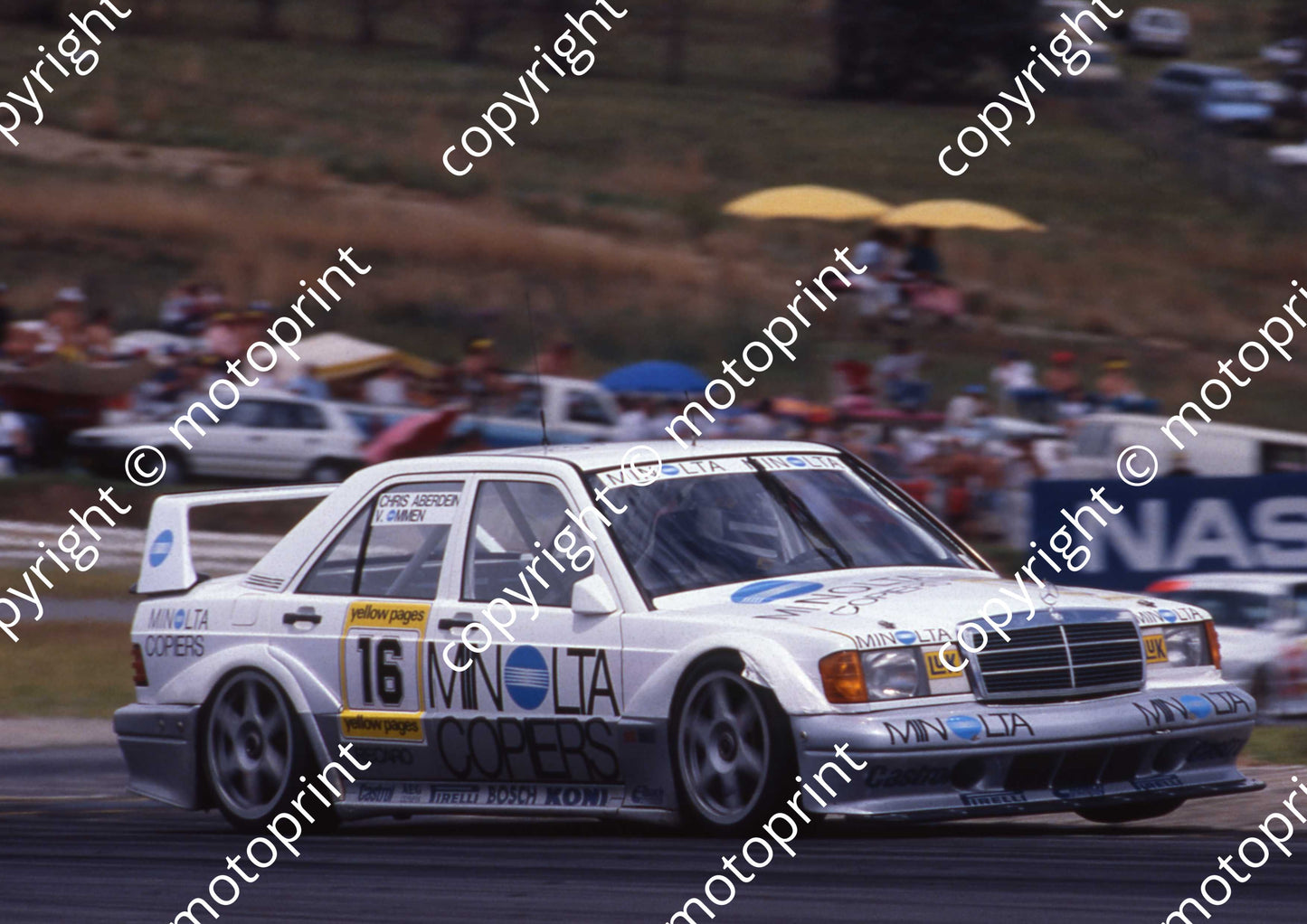 1990 Kya DTM 16 Chris Aberdein-Jorg van Ommen Mercedes Minolta SCANNED A4 20X30 CM (Courtesy Roger Swan) (5)