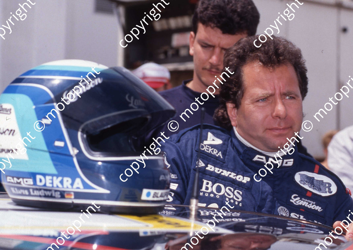 1990 Kya DTM 1 Klaus Ludwig Mercedes Konig Pilsener SCANNED A4 20X30 CM (Courtesy Roger Swan) (26)