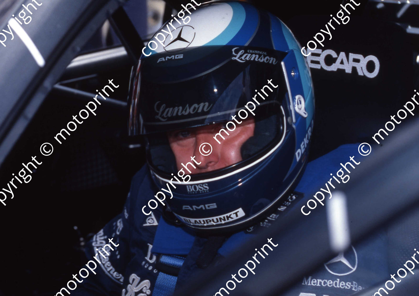 1990 Kya DTM 1 Klaus Ludwig Mercedes Konig Pilsener SCANNED A4 20X30 CM (Courtesy Roger Swan) (30)