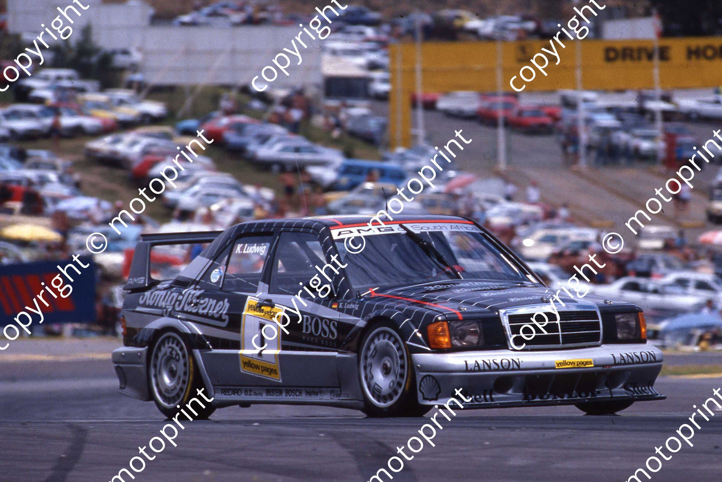 1990 Kya DTM 1 Klaus Ludwig Mercedes Konig Pilsener SCANNED A4 20X30 CM (Courtesy Roger Swan) (32)