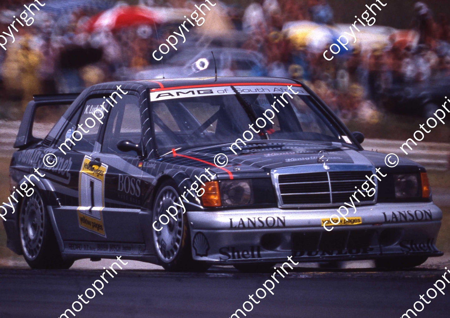 1990 Kya DTM 1 Klaus Ludwig Mercedes Konig Pilsener SCANNED A4 20X30 CM (Courtesy Roger Swan) (38)