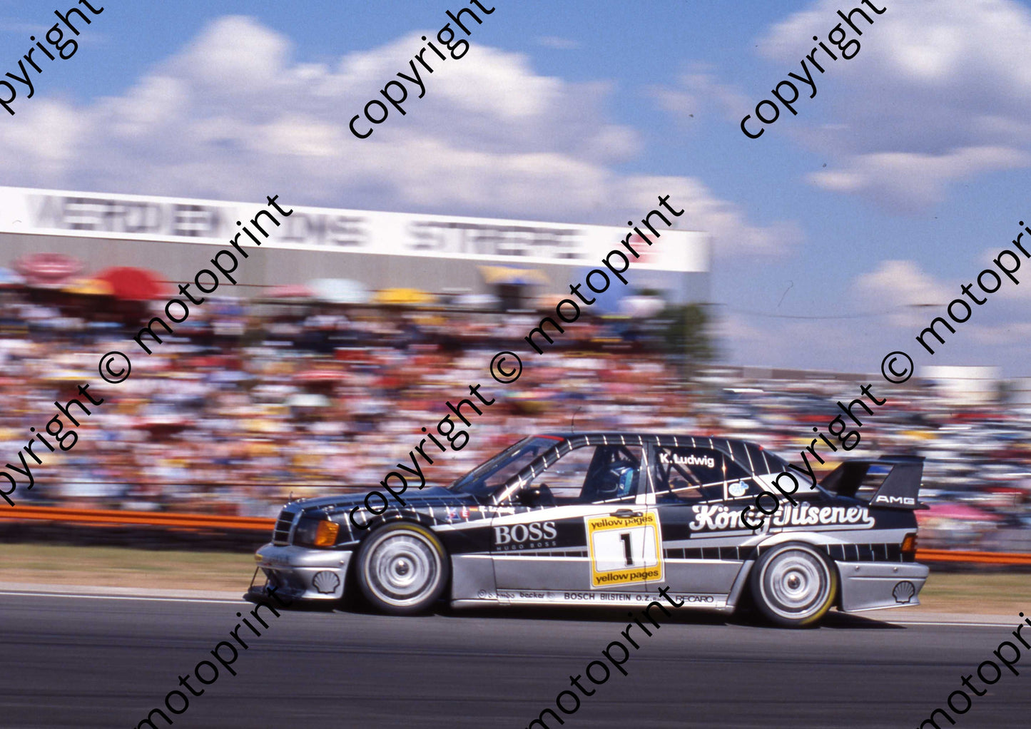 1990 Kya DTM 1 Klaus Ludwig Mercedes Konig Pilsener SCANNED A4 20X30 CM (Courtesy Roger Swan) (39)