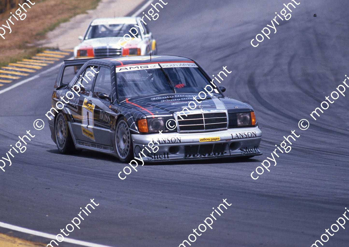 1990 Kya DTM 1 Klaus Ludwig Mercedes Konig Pilsener SCANNED A4 20X30 CM (Courtesy Roger Swan) (42)