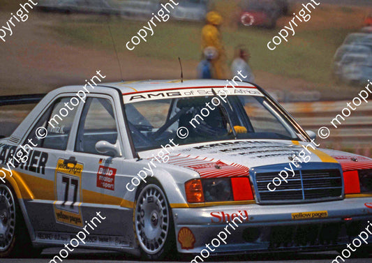 1990 Kya DTM 77 Fritz Kreuspointner Mercedes Karcher SCANNED A4 20X30 CM (Courtesy Roger Swan) (1)