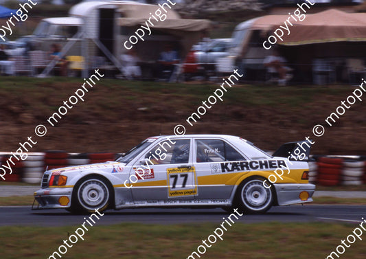 1990 Kya DTM 77 Fritz Kreuspointner Mercedes Karcher SCANNED A4 20X30 CM (Courtesy Roger Swan) (5)