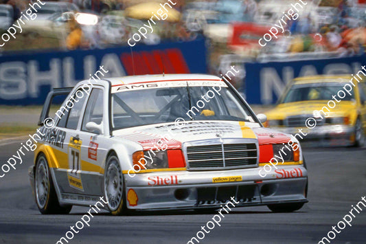1990 Kya DTM 77 Fritz Kreuspointner Mercedes Karcher SCANNED A4 20X30 CM (Courtesy Roger Swan) (6)