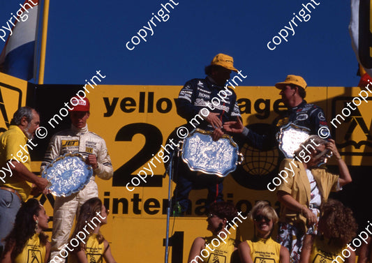 1990 Kya DTM heat podium Van Ommen left, Ludwig (Courtesy Roger Swan) 1st,194