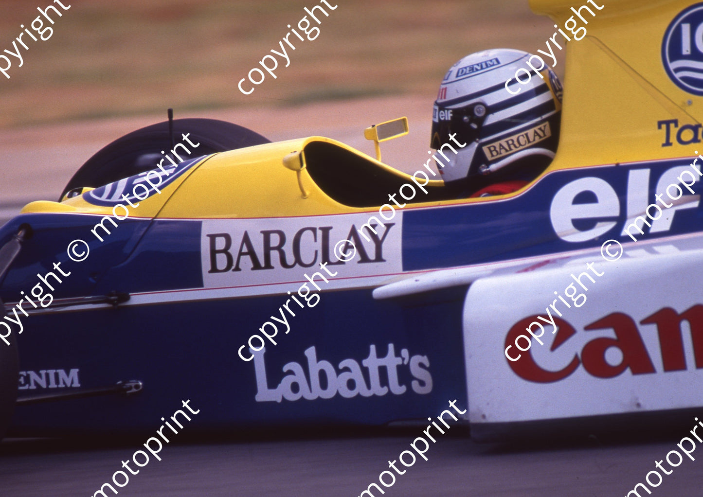 1990 Kya F1 Williams test Riccardo Patrese (Colin Watling Photographic) (10)