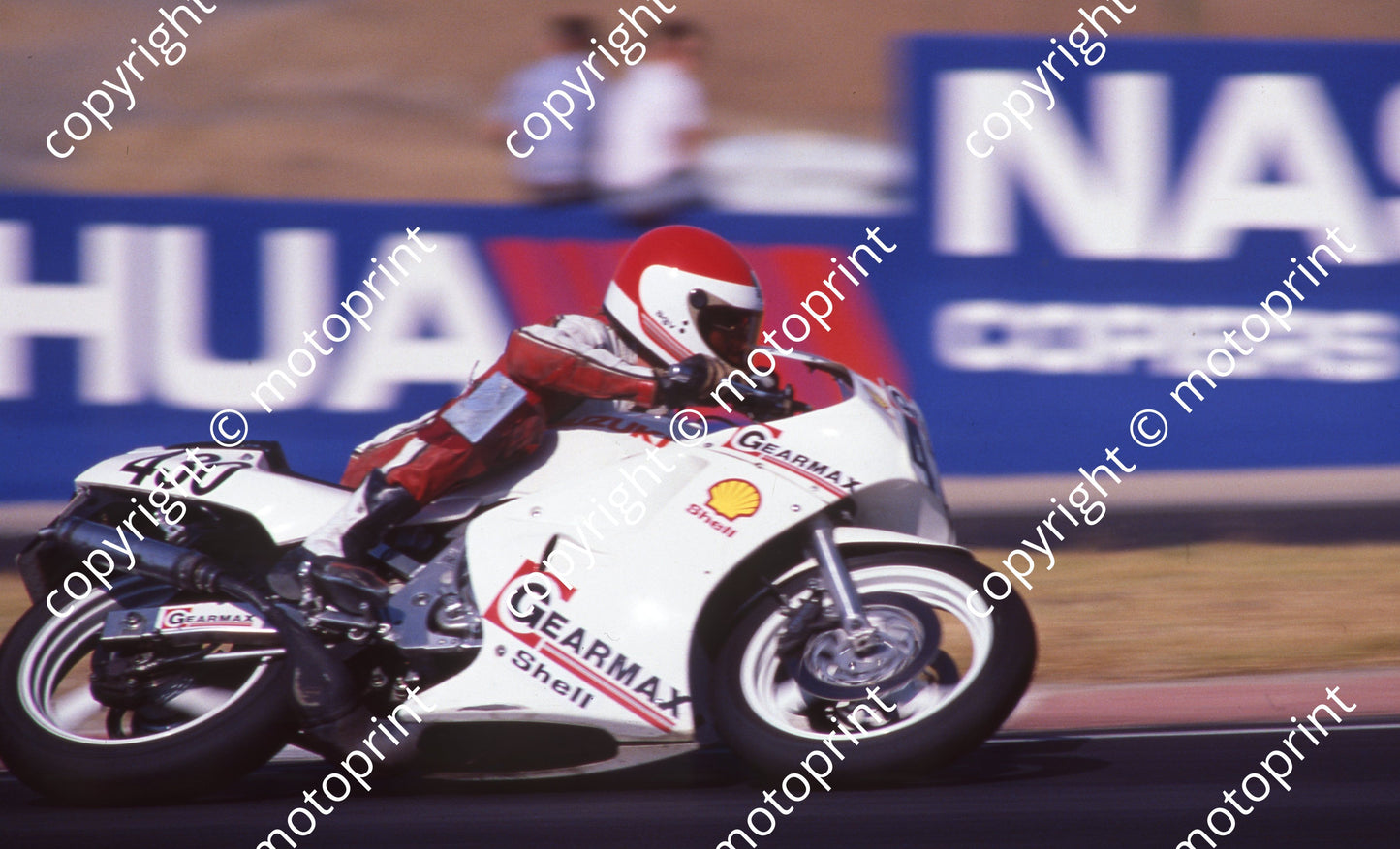 1990 Kya MC 430 Hennie Bezuidenhout Suzuki RGV (Colin Watling Photographic)055