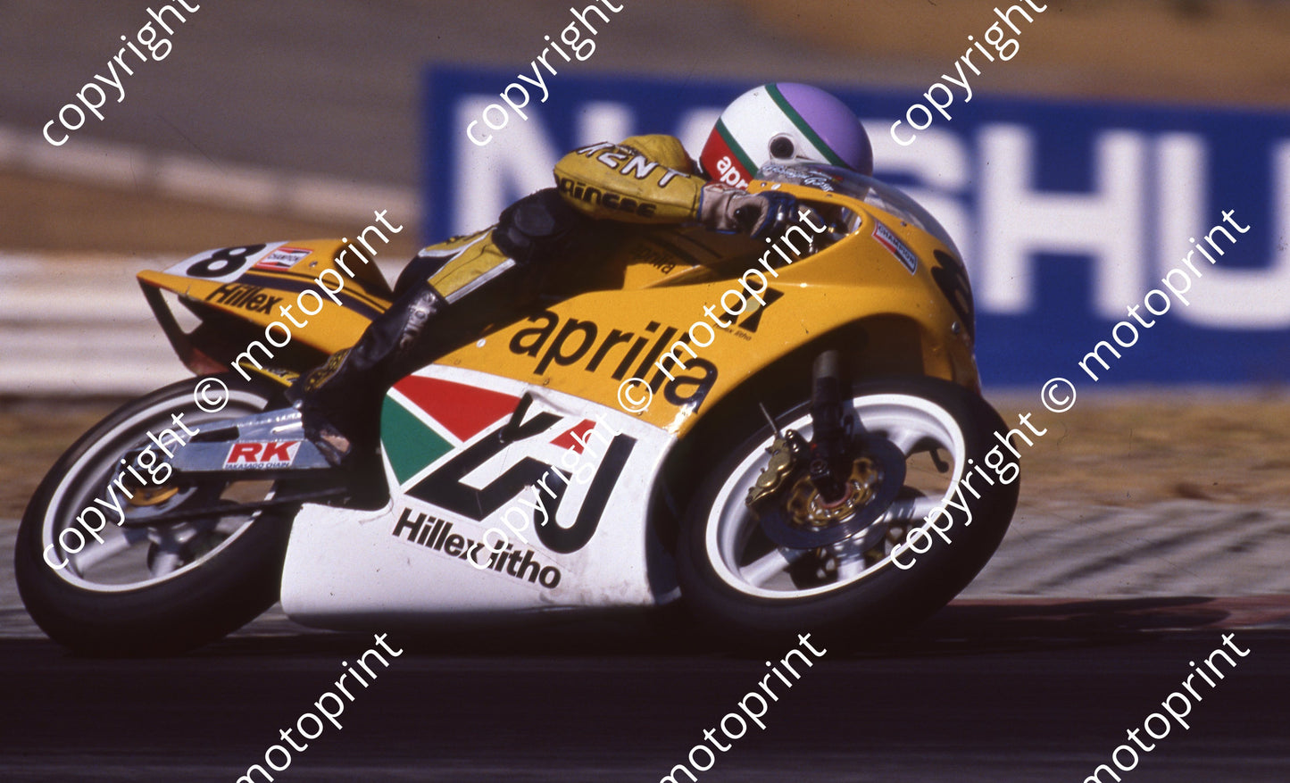 1990 Kya MC 8 Brent vd Stadt Aprilia RV (Colin Watling Photographic) (2)