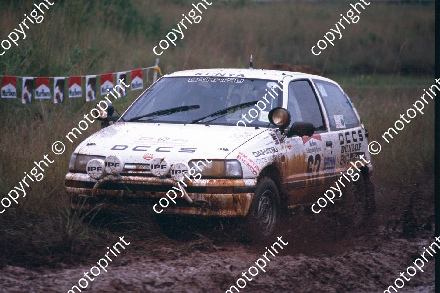 1990 Safari 62 Ashok Pattni, Bob Khan Daihatsu Charade (courtesy Roger Swan) (374)