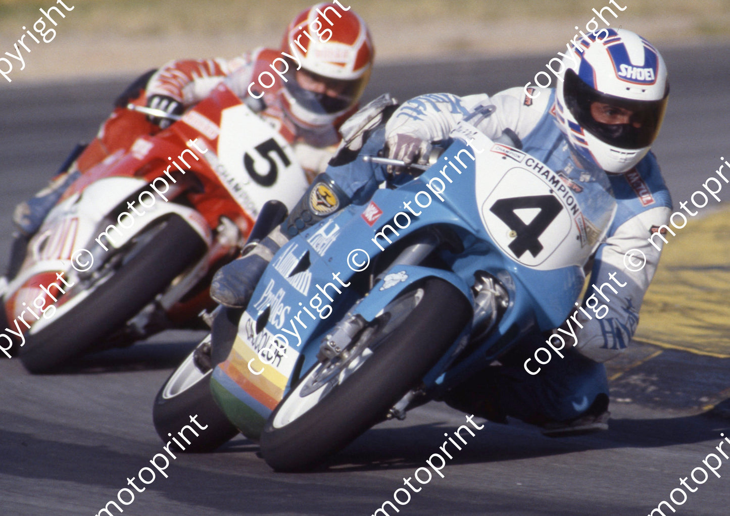 1991 Kya Apr 4 M Wilson 5 G Ramsay Yamaha TZBs scan(20x30cm) (Roger Swan)