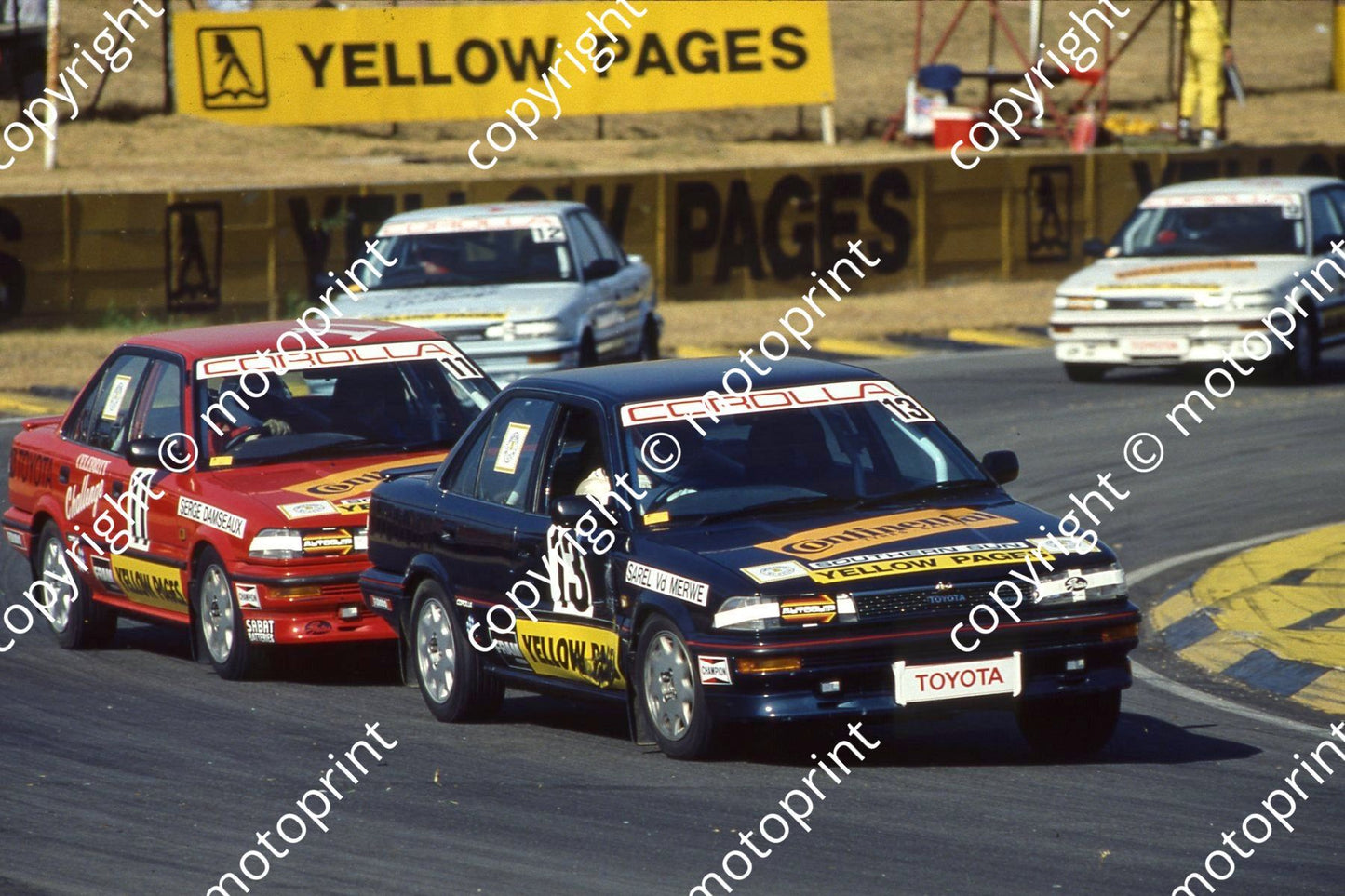1991 Kya July Toyota gimmick 13 Sarel van der Merwe 11 Serge Damseaux (courtesy Roger Swan) (24)