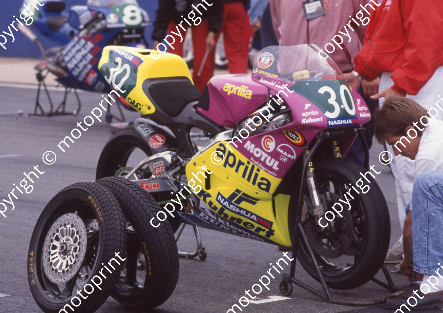 1991 Kya Nashua 250 GP 30 Harald Eckl Aprilia (Colin Watling Photographic) (178)