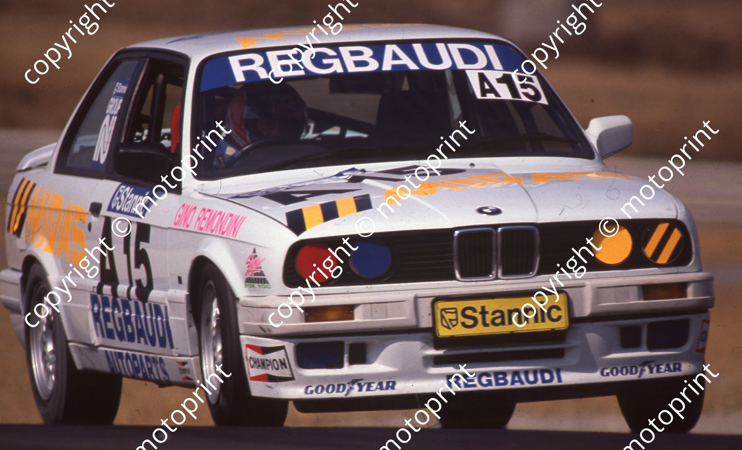 1991 Kya Stannic 15 Gino Remondini BMW 325iS NOTE DIFF SCHEMES Colin Watling Photographic) (2)