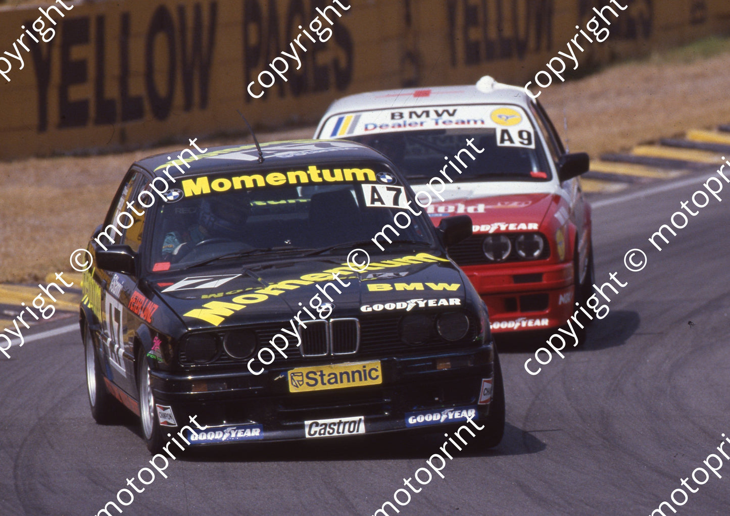 1991 Kya Stannic 7 Peter Lanz 9 Tony Viana BMW 325iS (Colin Watling Photographic)