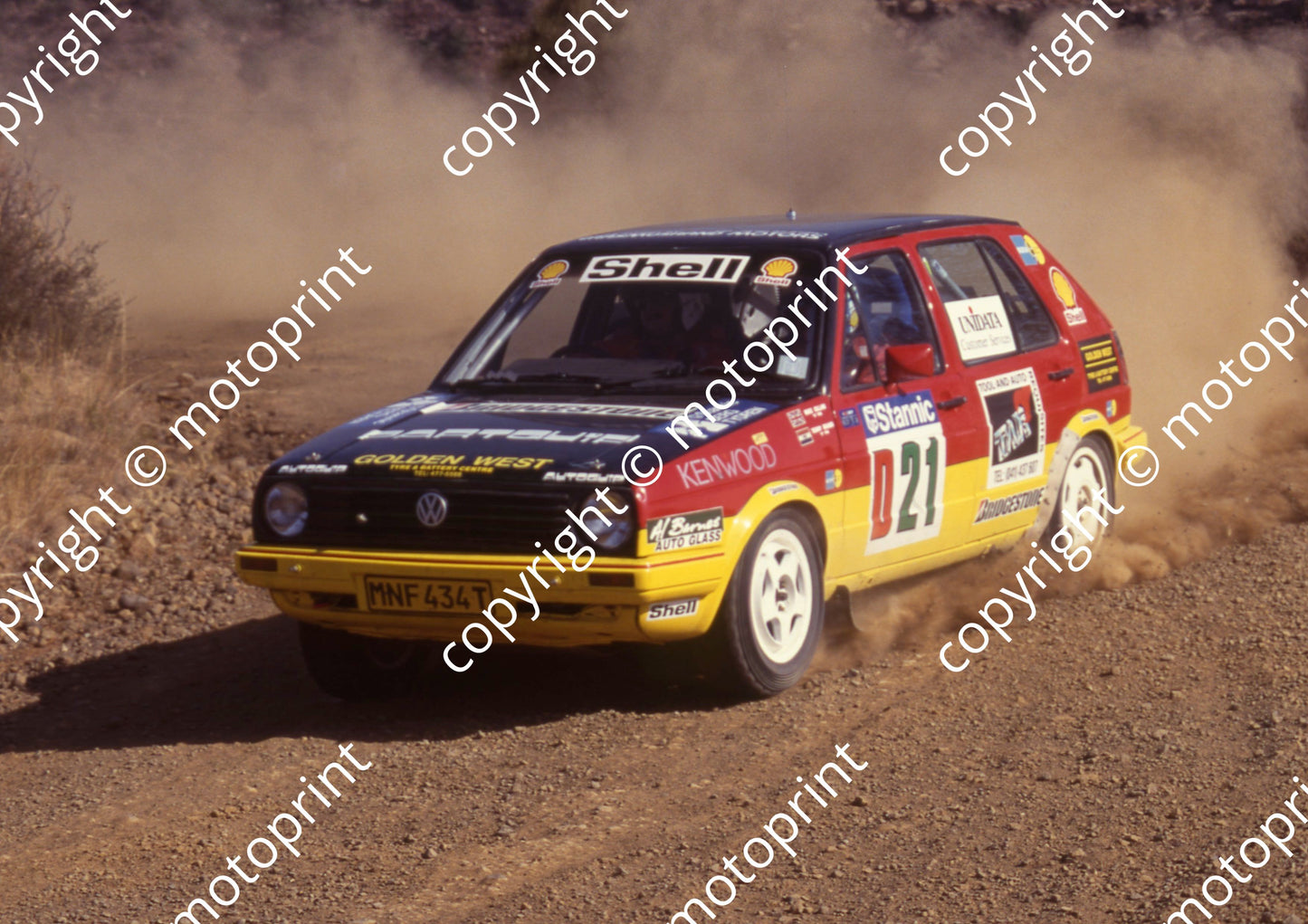 1991 Stannic Mtn 21 Terry Brand, Mike Gillam Golf VW Golf (courtesy Roger Swan) (4)