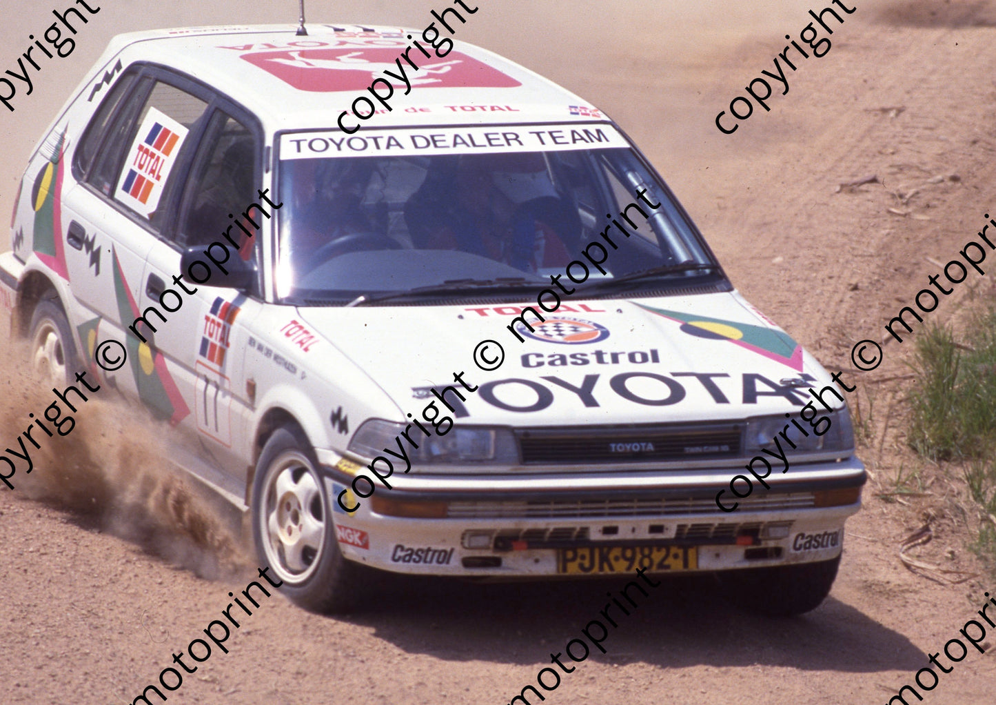 1991 Total 11 Ben, Isebel vd Westhuizen Toyota (Courtesy R Swan) (9)