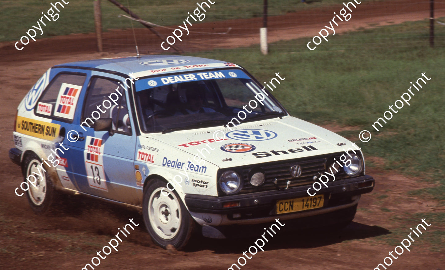 1991 Tour de Total 13 Kassie Coetzee, Wylie Harrington Golf (Colin Watling Photographic) (