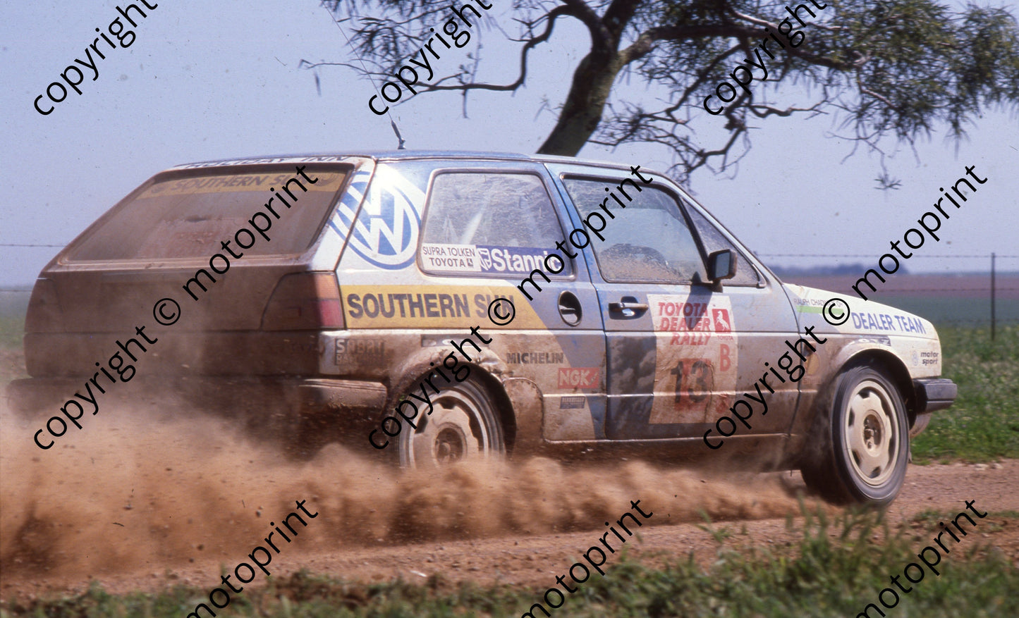 1991 Toyota Dealer Rally 13 Ralph Chadwick MIke Constable Golf GTI (Colin Watling Photographic) (35)
