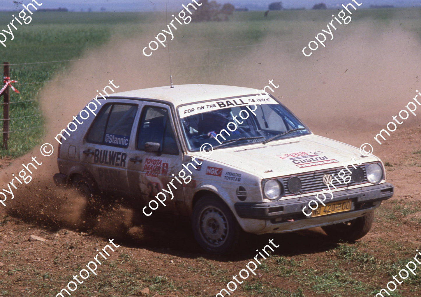 1991 Toyota Dealer Rally 21 Tony Ball, Tony Babb Golf (Colin Watling Photographic) (28)