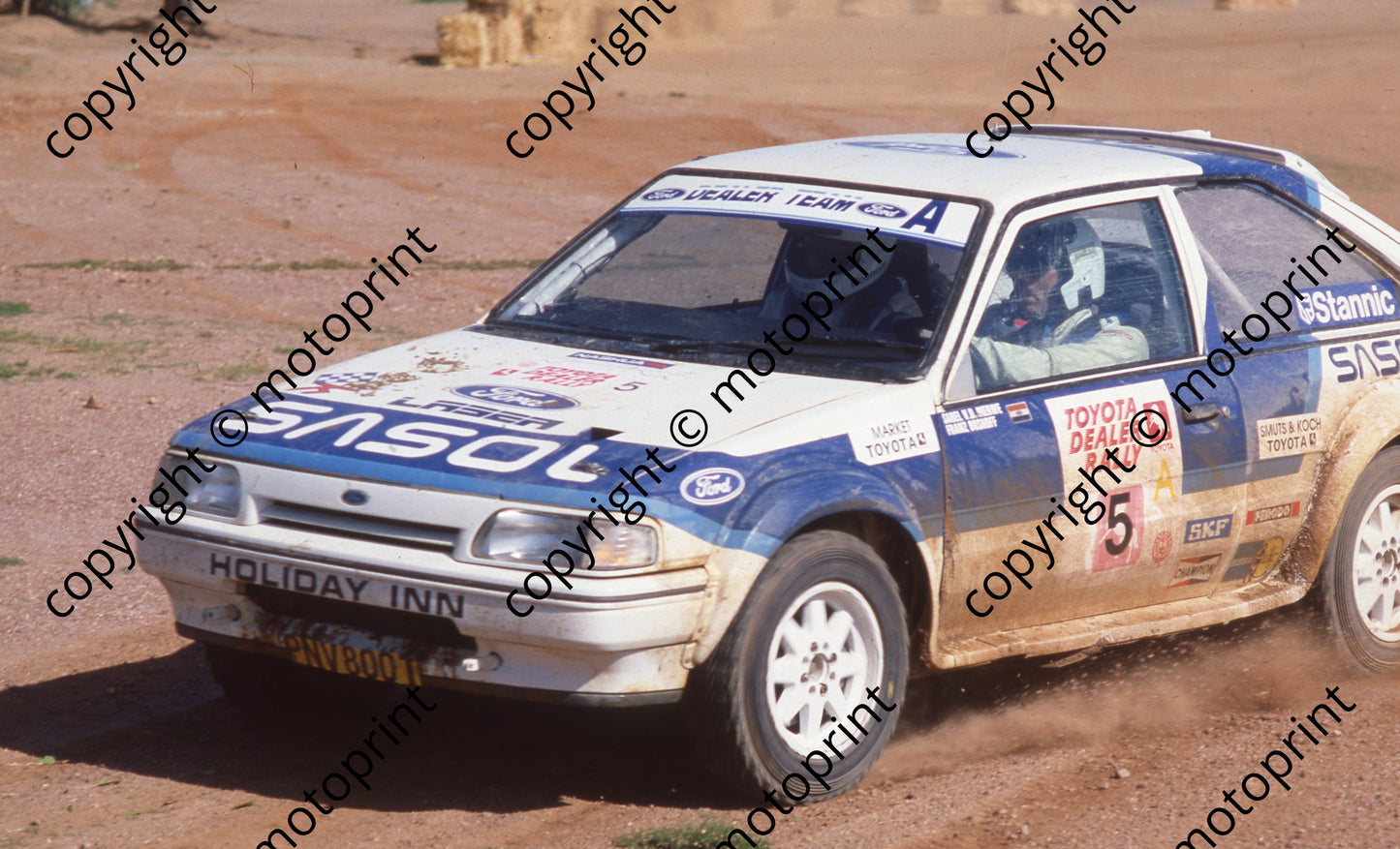 1991 Toyota Dealer Rally 7 Glyn Hall, Martin Botha Laser 4x4 (Watling Photo) (3)