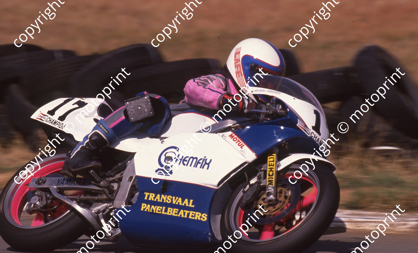 1991 Welkom MC 17 Robin Stanley Yamaha TZ(Colin Watling Photographic) 446
