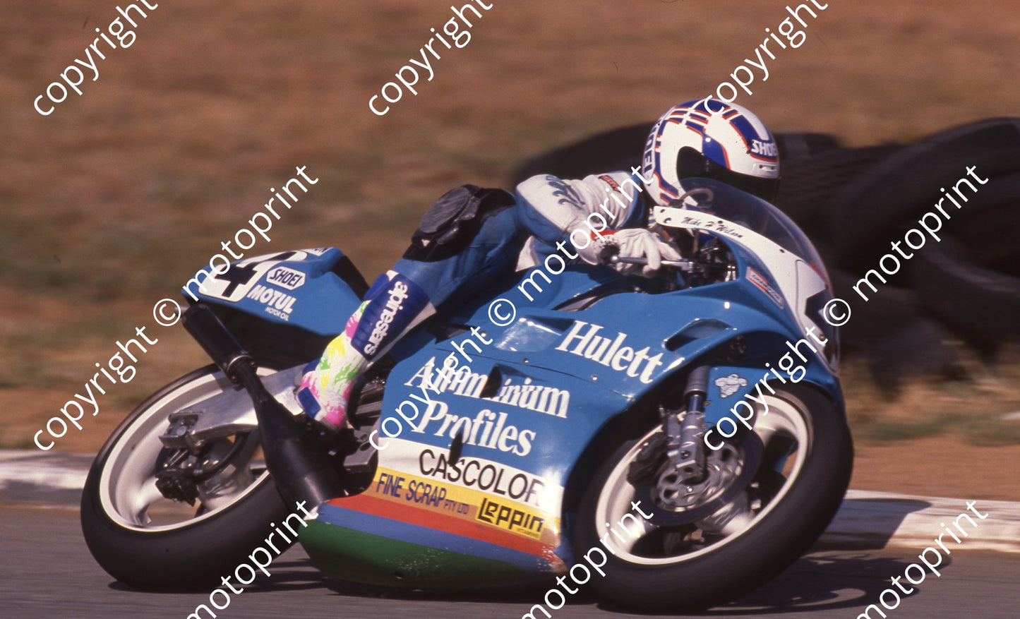 1991 Welkom MC 4 Mike H Wilson Tamaha TZB (Colin Watling Photographic) (1)