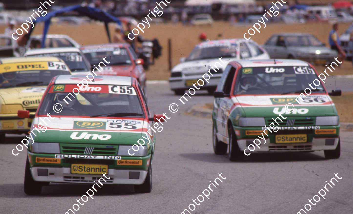 1991 Welkom Stannic 55 Nic de Waal 56 Hannes Grobler Uno Turbo (Watling Photo) (1)
