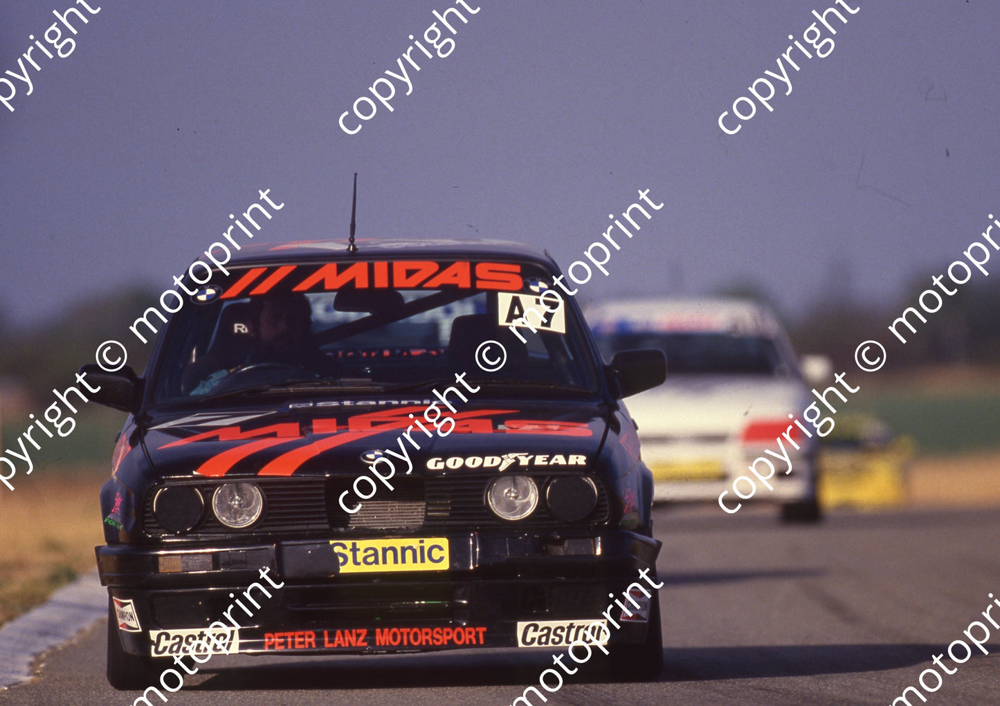 1991 Welkom Stannic 7 Peter Lanz BMW 325iS NOTE COLOUR SCHEME (Watling Photo)