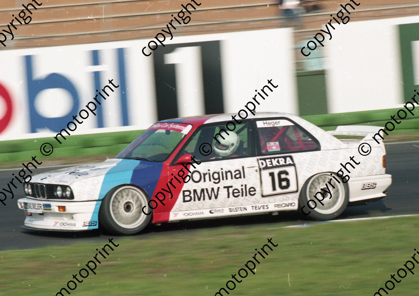 1992 Hockenheim DTM 16 Altfrid Heger BMW M3 (Watling Photo)