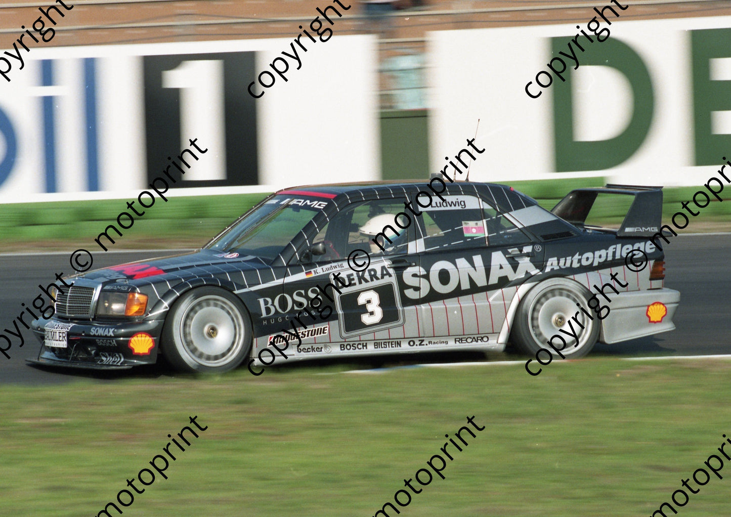 1992 Hockenheim DTM 3 Klaus Ludwig Marcedes 190E Evo2 (Watling Photo(5)