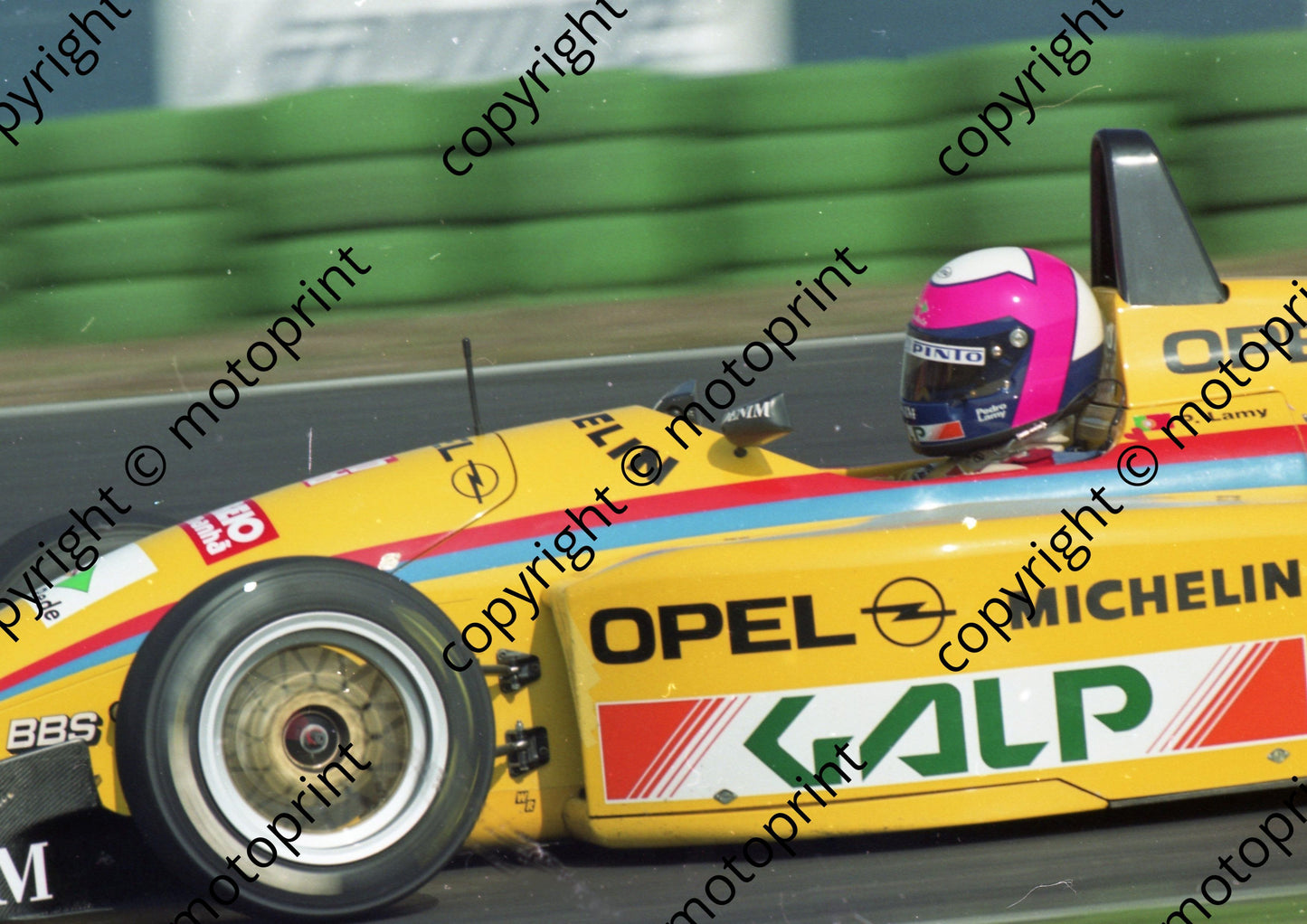 1992 Hockenheim F3 Pedro Lamy Reynard 923 Opel 1st (Watling Photo) (2)