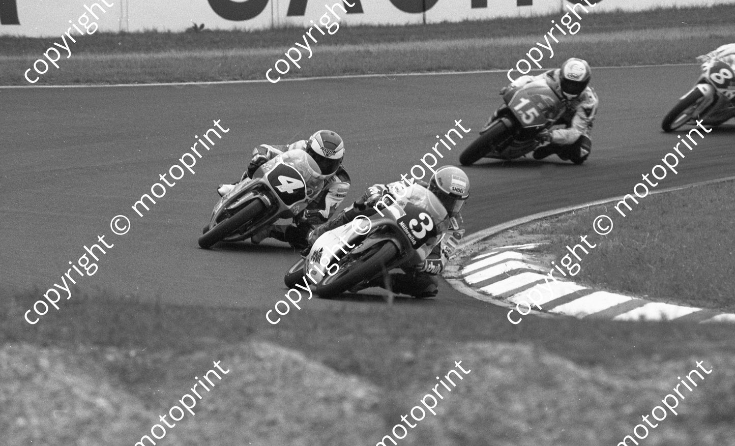 1992 Hockenheim German GP 125 3 Ralf Waldmann 4 Gabriele Debbia Honda RS125R 15 Bruno Casanova Aprilia RS125R (Watling Photo)