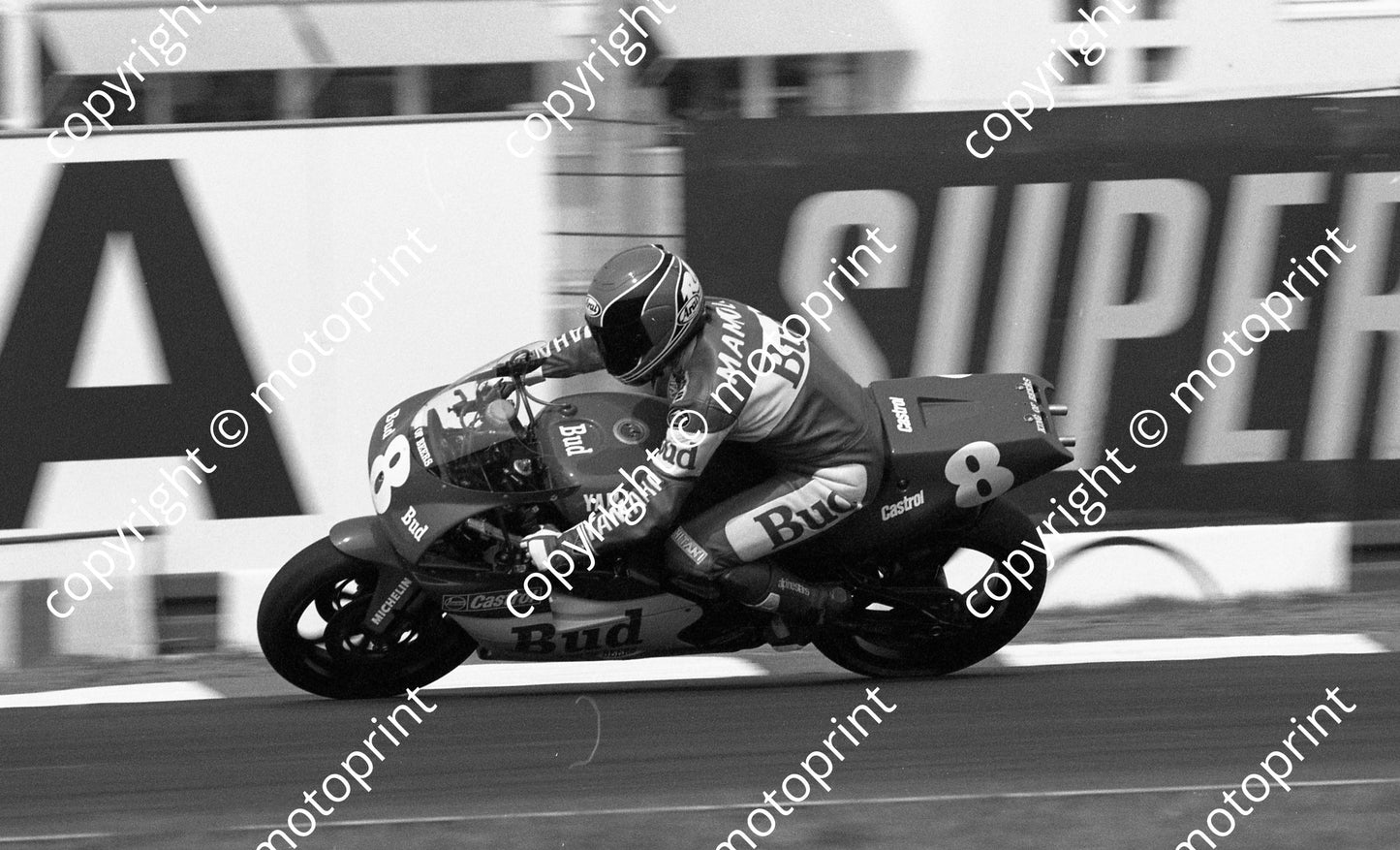 1992 Hockenheim German GP 500 8 Randy Mamola Yamaha YZR500 (Colin Watling Photographic) (9)
