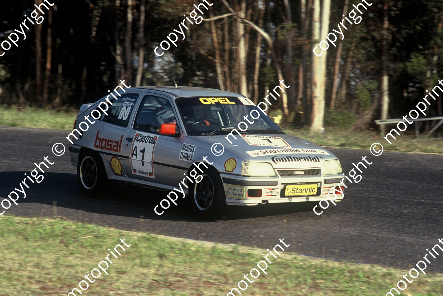 1992 Killarney 9 hr A1 Michael Briggs Roddy Turner Opel Kadett 16V dusk (courtesy Roger Swan) (10)