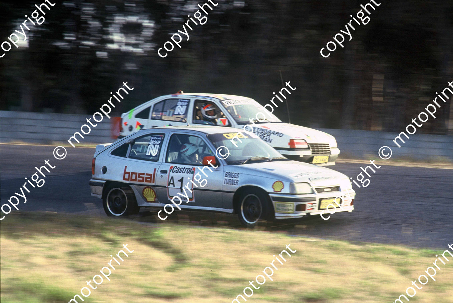 1992 Killarney 9 hr A1 Michael Briggs Roddy Turner Opel Kadett 16V dusk (courtesy Roger Swan) (14)